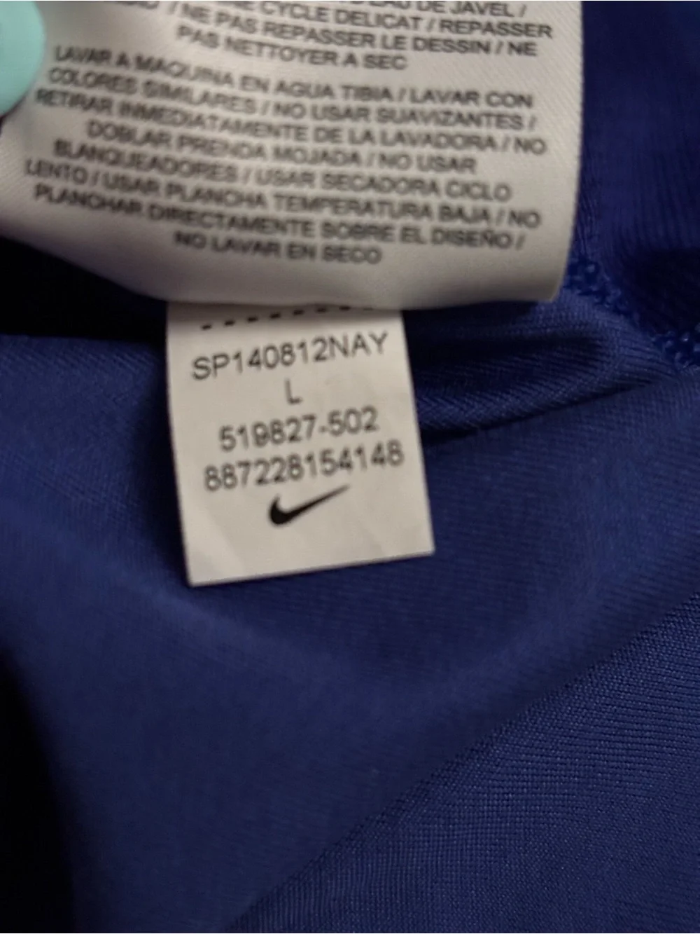 Nike Dri-FIT Women's Racerback Athletic Tank Top Royal Blue Size L NWOT